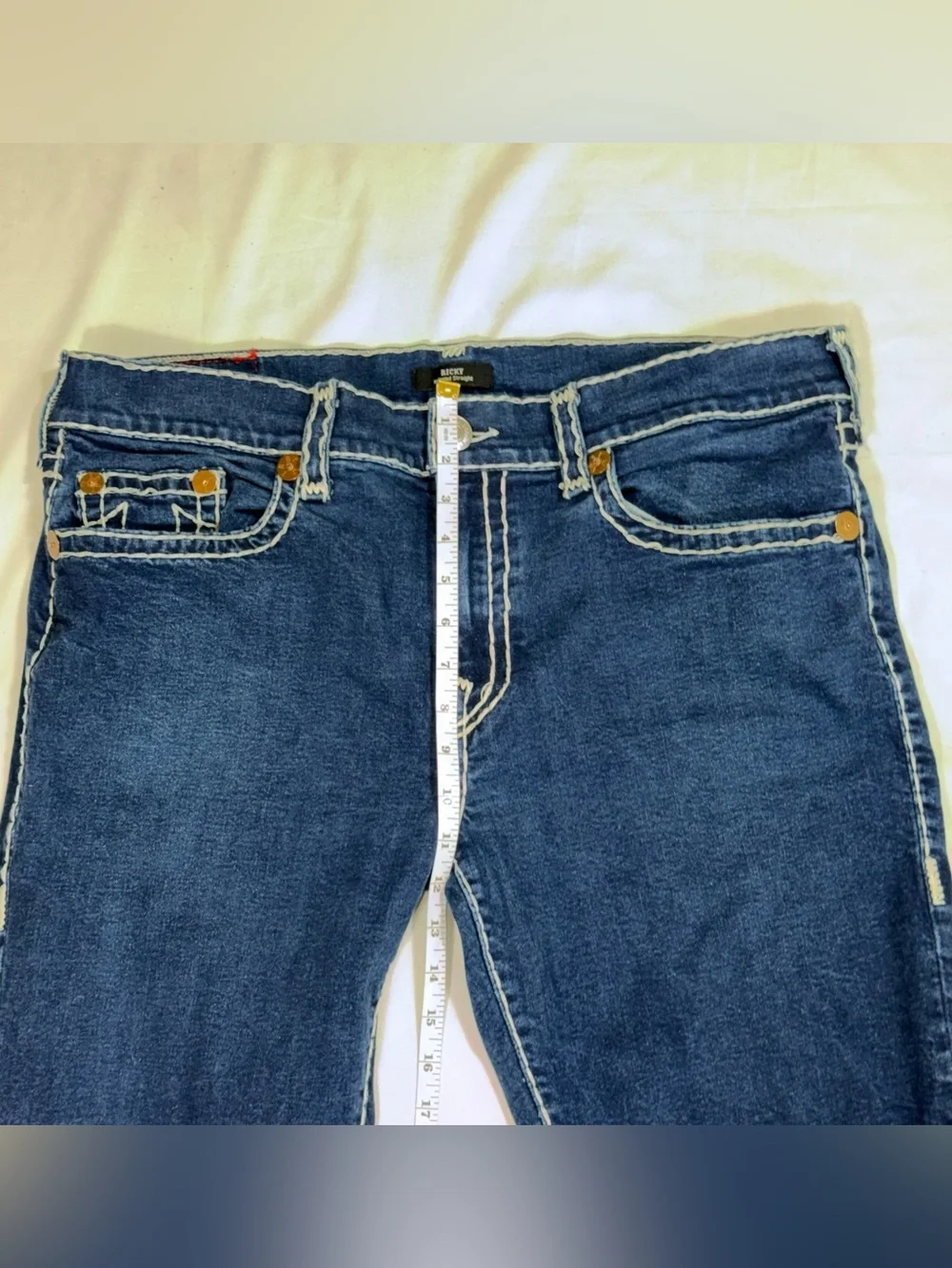 True Religion Ricky Relaxed Straight Jeans – Men’s Size 38 Y09